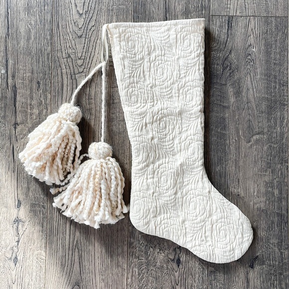 Anthropologie Other - Anthropologie Boho Tassel Stocking